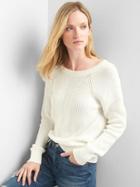 Gap Back Strap Ribbed Sweater - New Off White