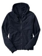 Gap Lived In Zip Hoodie - Navy
