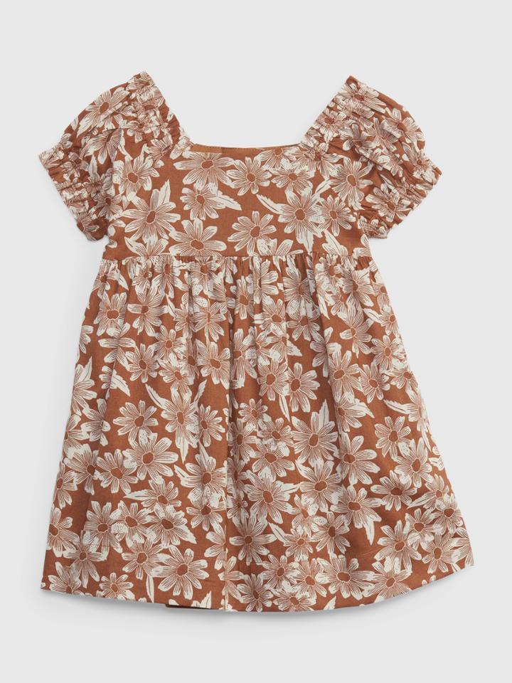 Baby Puff Sleeve Babydoll Dress