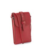Gap Women Faux Leather Crossbody Bag - Russian Red