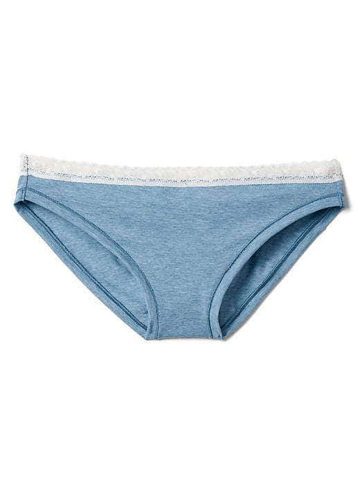 Gap Women Breathe Soft Lace Bikini - Skool Blue