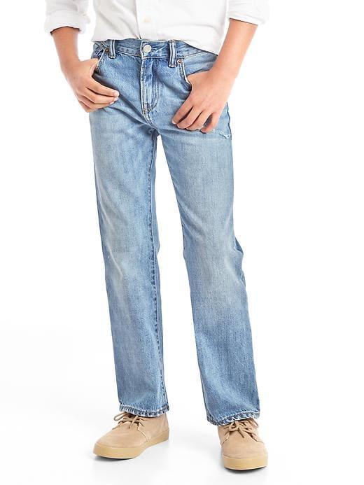 Gap Destructed Original Jeans - Light Wash