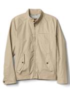 Gap Men Lightweight Harrington Jacket - Iconic Khaki