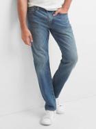Gap Men Straight Fit Jeans Stretch - Bright Medium