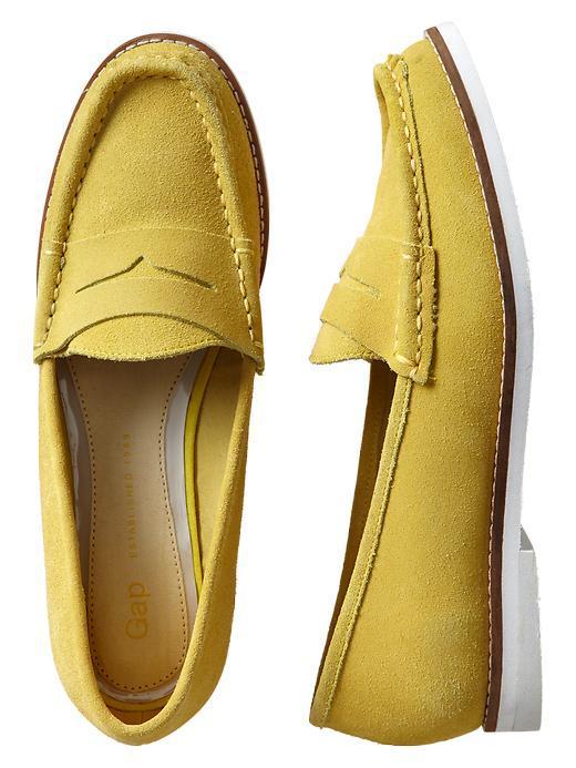 Gap Suede Loafers - New Pale Lemon