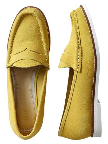 Gap Suede Loafers - New Pale Lemon