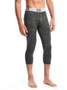 Gap Men Compression Layer Three Quarter Pants - Black Camo