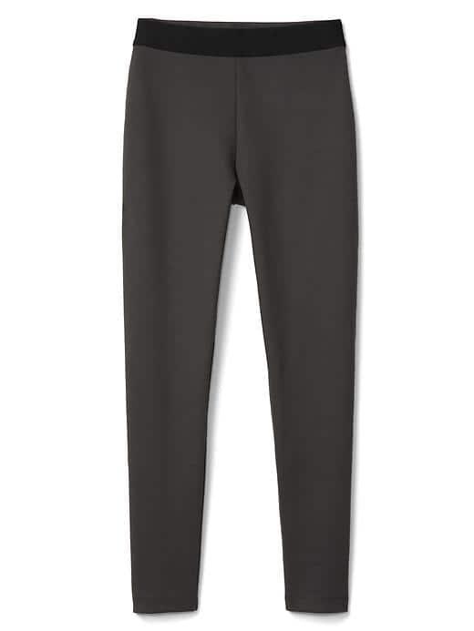 Gap Women Zip Ponte Leggings - Dark Grey