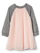 Gap Pleated Chiffon Raglan Dress - Light Pink
