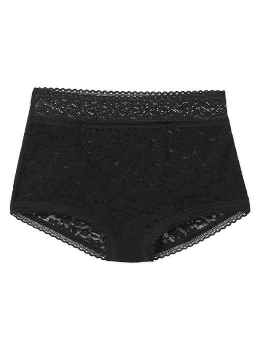 Gap Women High Rise Lace Bikini - Black