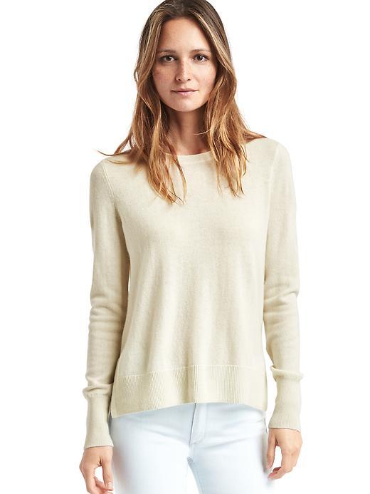 Gap Women Wool Crewneck Sweater - Cream