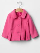 Gap Princess Seam Pleat Jacket - Pink