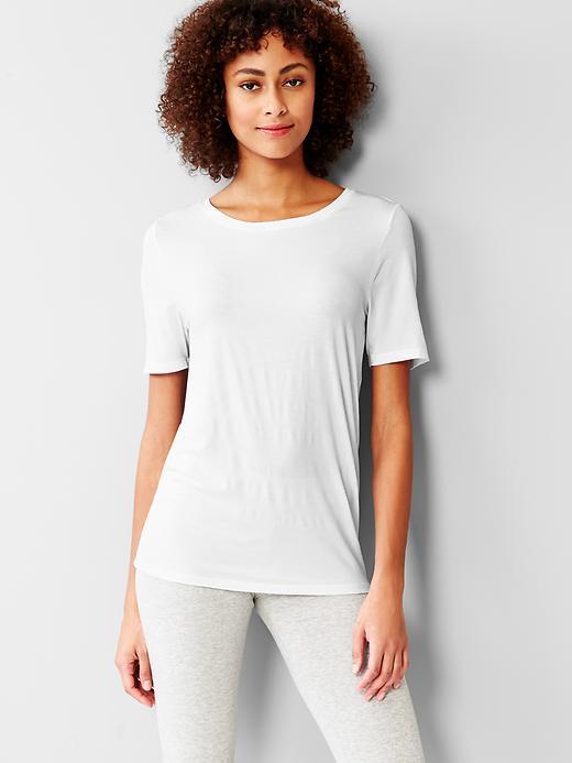 Gap Pure Body Essentials Short Sleeve Tee - White