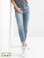 Gap Women Mid Rise Best Girlfriend Jeans - Kahala Blue