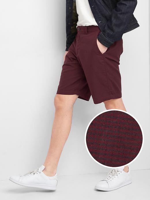 Gap Vintage Wash Shorts 10 - Red/black