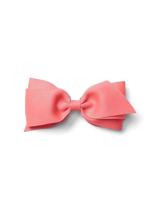 Gap Big Bow Hair Clip - Sassy Pink