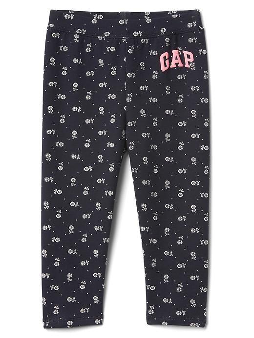 Gap Logo Print Soft Terry Capris - Floral