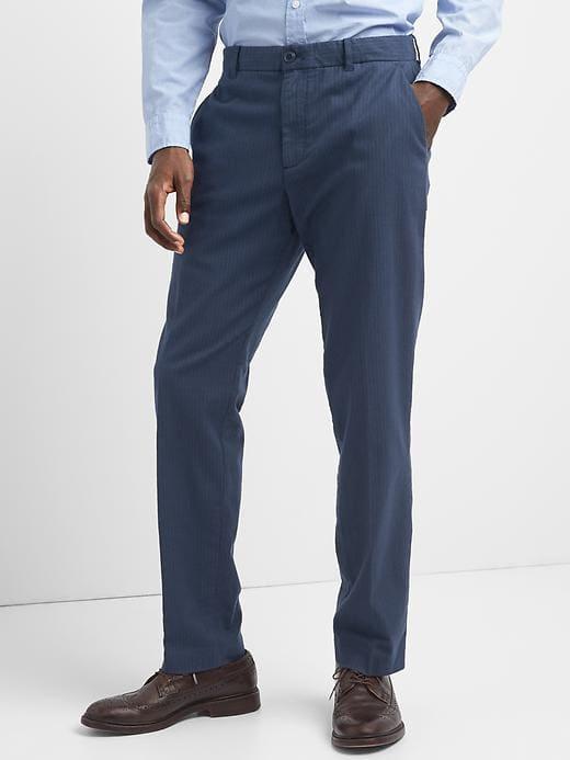 Gap Men Slim Everyday Stretch Pants - Blue