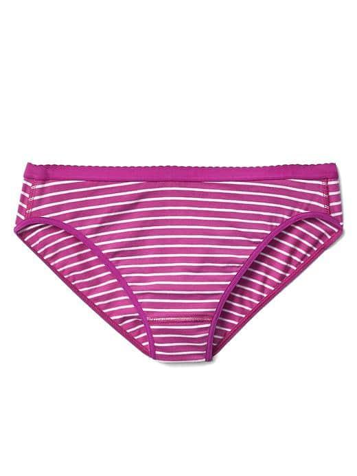 Gap Women High Cut Logo Bikini - Marina Fuchsia