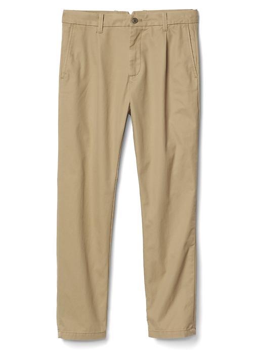 Gap Men Pleated Slim Fit Khakis - New British Khaki