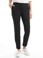 Gap Women Double Knit Girlfriend Pant - True Black