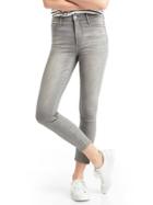 Gap Women Super High Rise True Skinny Crop Jeans - Grey Denim