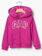 Gap Cozy Logo Zip Hoodie - Fuchsia Petal