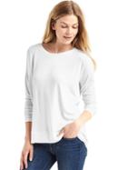 Gap Softspun Knit Hi Lo Top - White