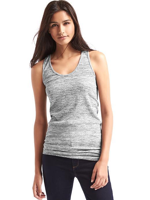Gap Slub Ribbed Tank - New Heather Grey