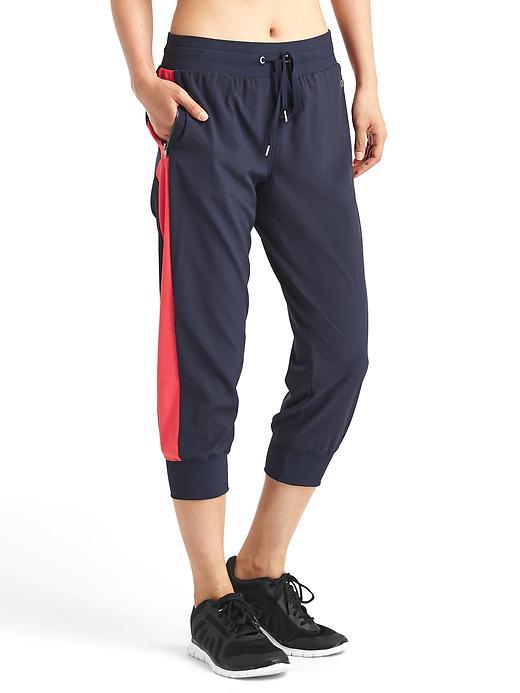 Gap Women Studio Zip Joggers - True Indigo