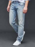 Gap Men Authentic 1969 Straight Fit Jeans - Light Indigo