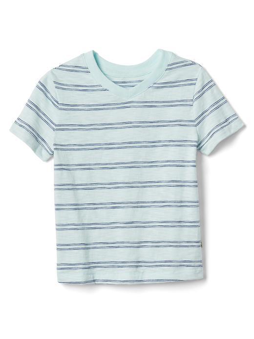 Gap Double Stripe Slub Tee - Glass Of Water