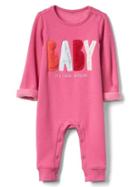 Gap Cozy Festive Graphic One Piece - Devi Pink