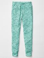 Gap Printed Pj Pants - Aqua Glaze