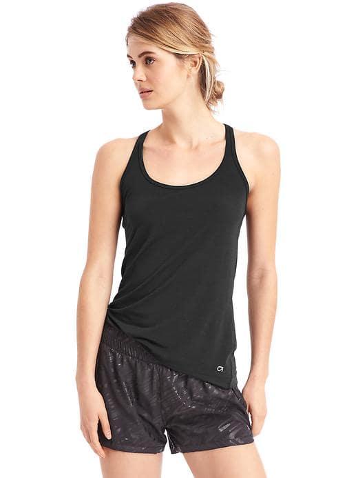 Gap Gapfit Breathe Racerback Tank - True Black