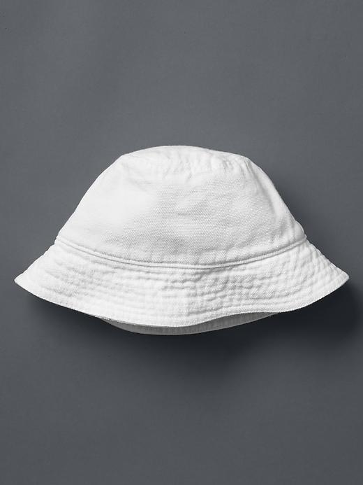 Gap Women Linen Bucket Hat - Natural