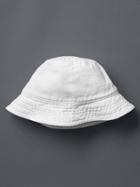 Gap Women Linen Bucket Hat - Natural
