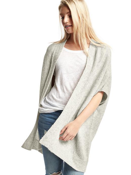 Gap Women Open Front Batwing Cardigan - Heather Grey