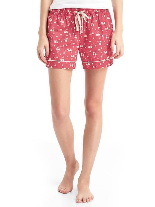 Gap Women Print Sleep Shorts - Cherries