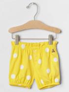 Gap Ruffle Knit Shorts - Yellow Jacket