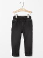 Gap 1969 Supersoft Denim Joggers - Black