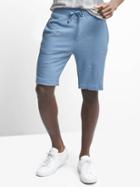 Gap Men French Terry Surfer Embroidery Shorts 9 - Blue
