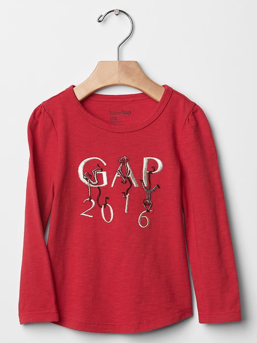 Gap Monkey Logo Tee - Modern Red