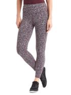 Gap Women Gapfit Blackout Technology Gfast Spacedye High Rise Leggings - Plum Heather