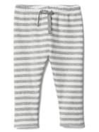 Gap Cozy Pants - Gray Stripe