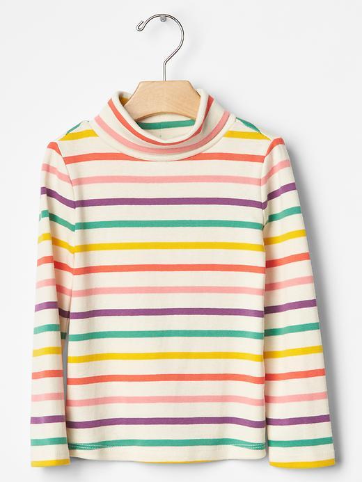 Gap Turtleneck - White Multi Stripe