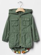 Gap Hooded Utility Jacket - Twig