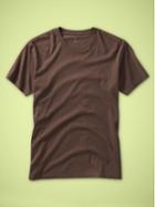 Gap Men Essential Crewneck T Shirt - Carob Brown