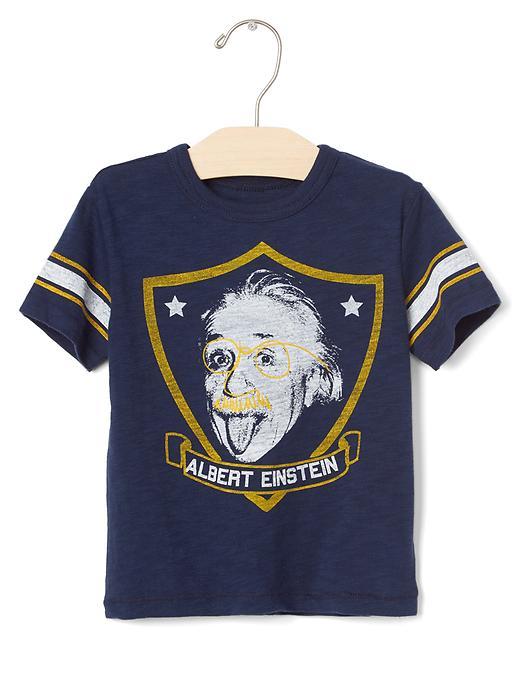 Gap Einstein Athletic Graphic Tee - Elysian Blue
