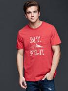 Gap Men Destination Graphic Tee - Weathered Red